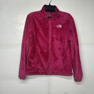 The North Face Women’s Fuzzy Fleece Full Zip Jacket Pink Size Medium Soft Warm